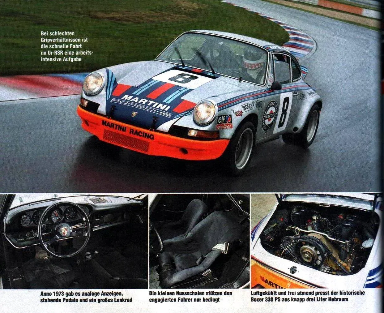 Extrait de magasine allemand, avant restauration